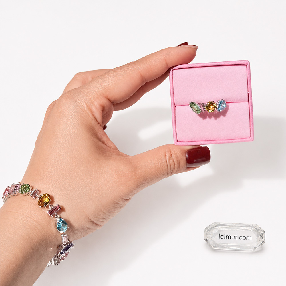 Nhẫn Swarovski Gema 5708939 5708942 5692407 chính hãng | Gema ring | Laimut | Ảnh chụp thực tế