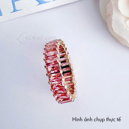 Nhẫn Swarovski 5648286 5648287 5647589 chính hãng | Matrix Ring | Ảnh chụp thật 01