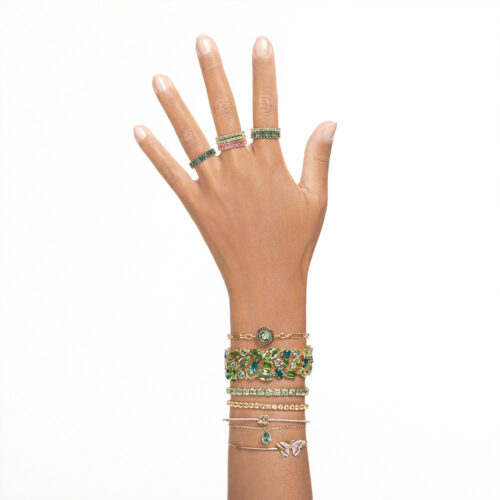 Nhẫn Swarovski 5648286 5648287 5647589 chính hãng | Matrix Ring | Ảnh phối cùng trang sức khác