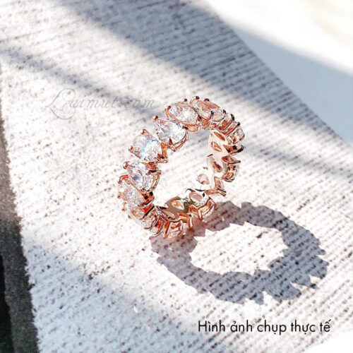 Nhẫn Swarovski 5690090 5690092 5690091 chính hãng | Matrix Vittore Ring | Ảnh thật 03