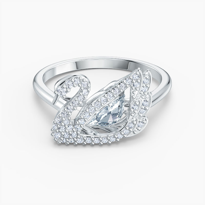 Nhẫn Swarovski Thiên Nga Chính Hãng Dancing Swan Ring 5520712