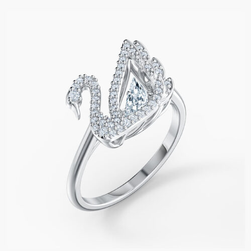 Nhẫn Swarovski Thiên Nga Chính Hãng Dancing Swan Ring 5520712