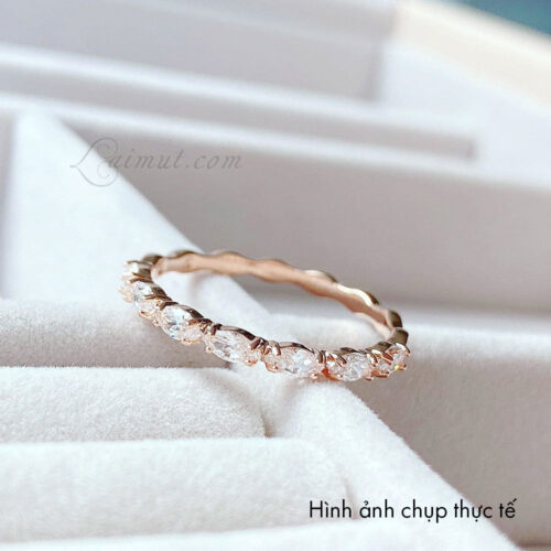 Nhẫn Swarovski 5366573 5366583 5351769 chính hãng | Matrix Vittore Ring | Ảnh thật 03