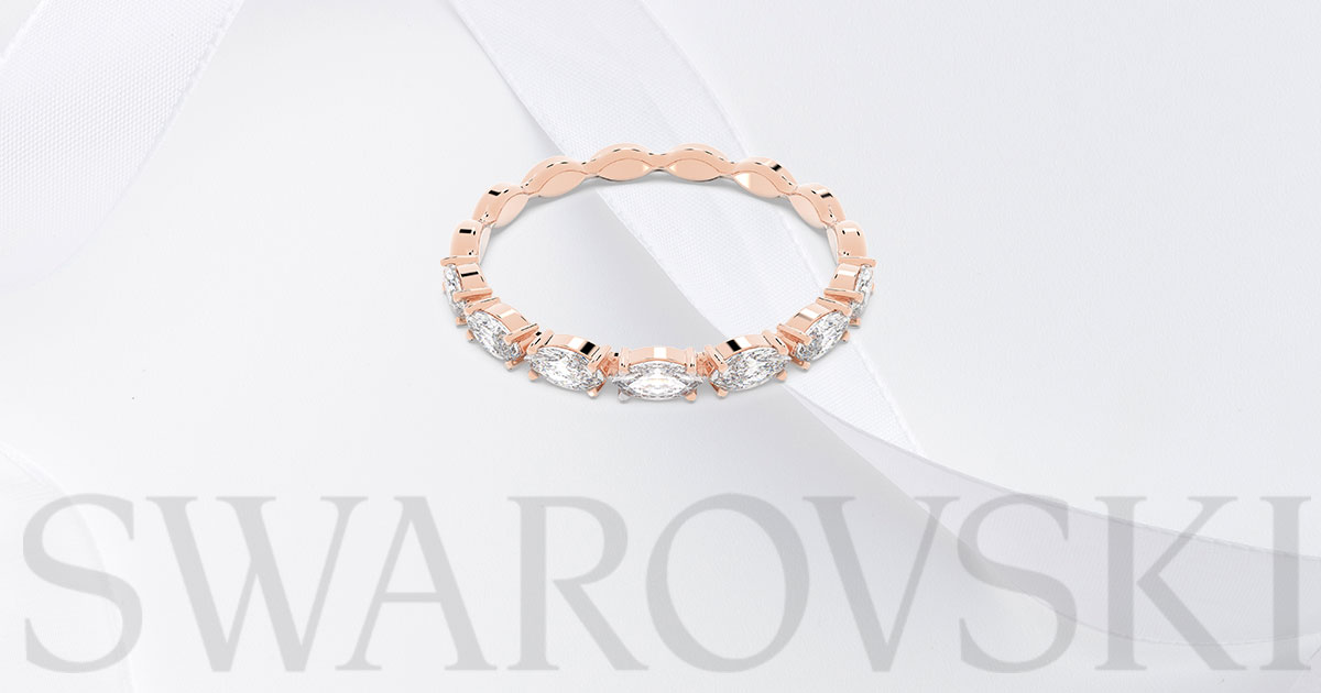Nhẫn Swarovski 5366573 5366583 5351769 chính hãng | Vittore | Laimut