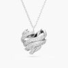Dây Chuyền Swarovski Trái Tim Chính Hãng Unisex Heart Volta Pendant 5647584