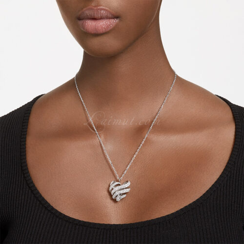 Dây Chuyền Swarovski Trái Tim Chính Hãng Unisex Heart Volta Pendant 5647584