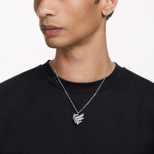 Dây Chuyền Swarovski Trái Tim Chính Hãng Unisex Heart Volta Pendant 5647584