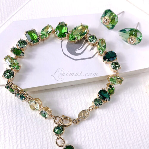 Vòng Swarovski Chính Hãng Green Gema Bracelet 5652822