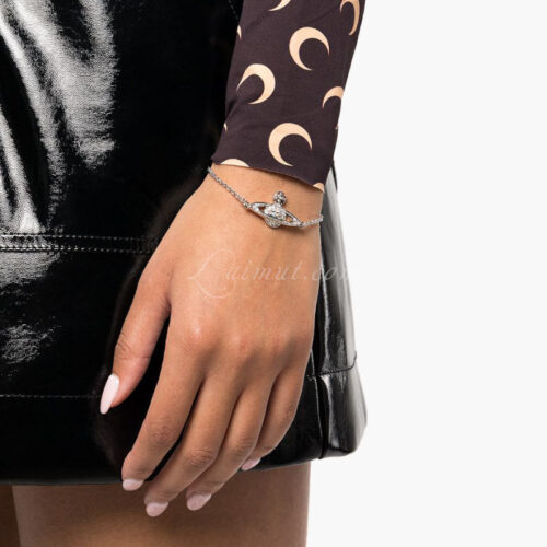 Vòng Vivienne Westwood Chính Hãng Mini Bas Relief Chain Bracelet 6102005102P116P116 