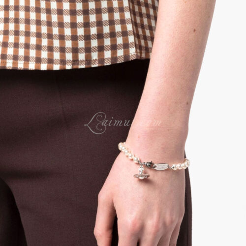 Vòng Tay Vivienne Westwood Chính Hãng Simonetta Pearl Bracelet