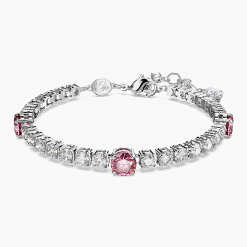 Vòng Swarovski Pink Mixed Cuts Matrix Tennis Bracelet 5666421