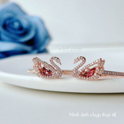 Vòng Tay Swarovski Thiên Nga Dancing Swan Bangle 5614122