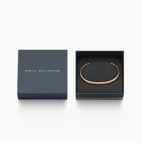 Vòng Cuff Daniel Wellington DW00400003 DW00400001 Chính Hãng Classic Bracelet, Màu Vàng Hồng