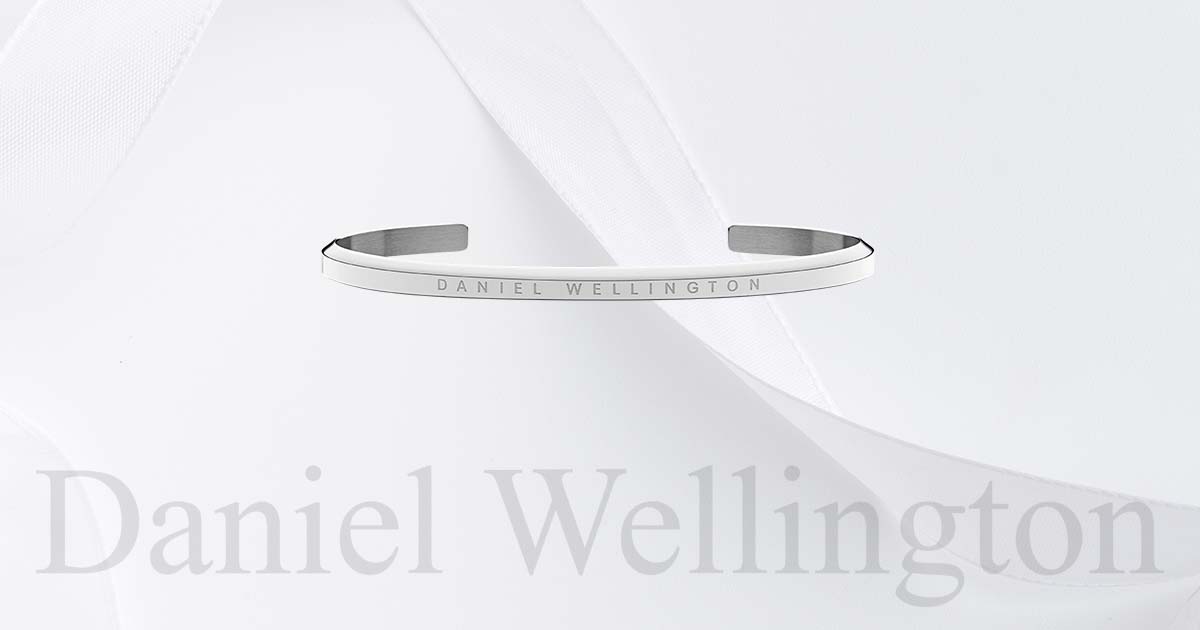 Bracciale Daniel Wheeler Uomo, Modello DW00400002, Misura L (Diametro 6,5 Cm)
