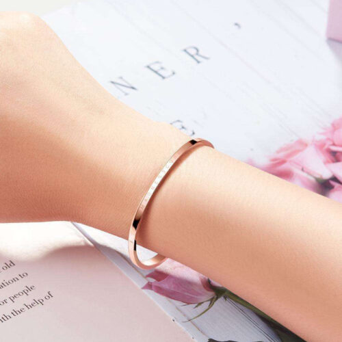 Vòng Tay Daniel Wellington DW00401654 DW00401645 Classic Bangle Chính Hãng Rose Gold