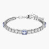 Vòng Swarovski Chính Hãng Blue Mixed Cuts Matrix Tennis Bracelet 5666426