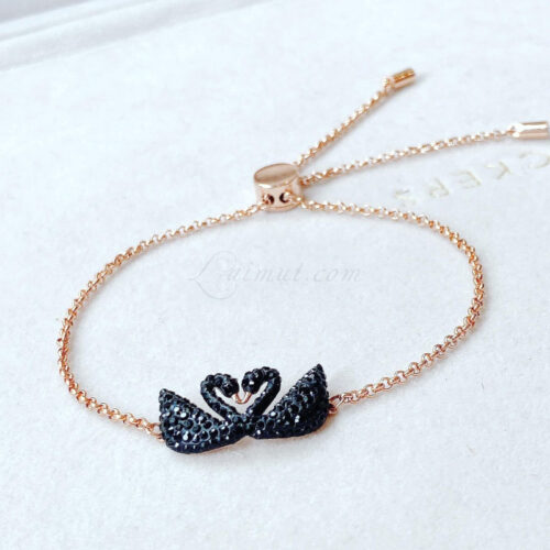 Lắc Tay Swarovski Thiên Nga Chính Hãng Iconic Swan Bracelet 5451389