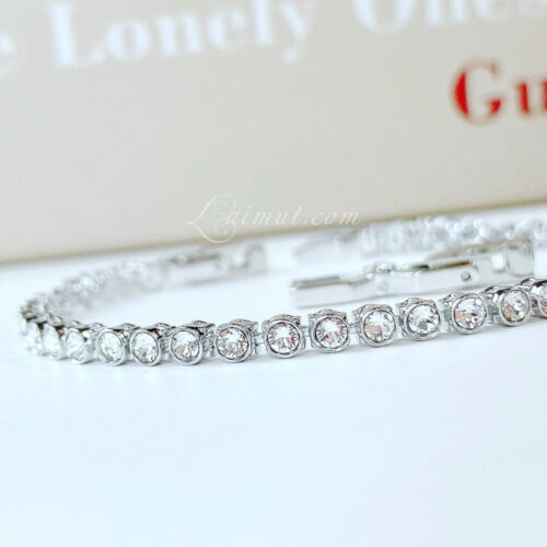 Vòng Tay Swarovski Chính Hãng Round Cut Emily Bracelet 1808960