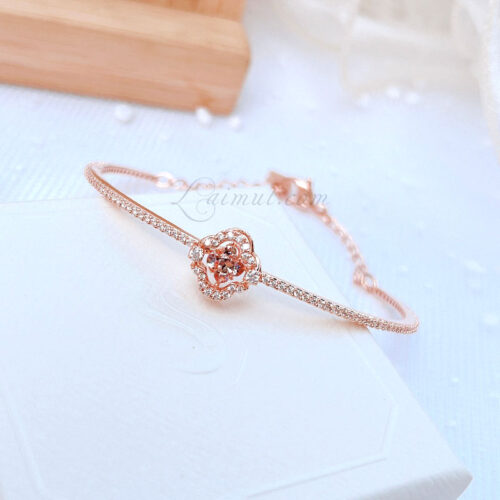 Vòng Tay Swarovski Cỏ 4 Lá Sparkling Dance Bangle 5516476