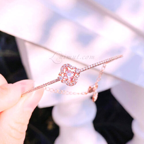 Vòng Tay Swarovski Cỏ 4 Lá Sparkling Dance Bangle 5516476