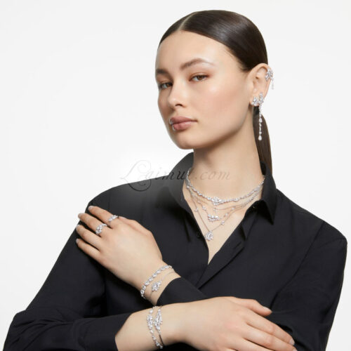 Vòng Tay Swarovski Hoa Chính Hãng Flower Gema Bangle