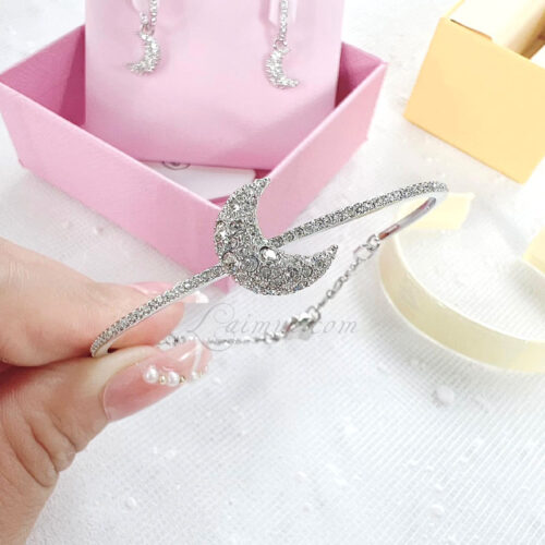 Vòng Tay Swarovski Mặt Trăng Moon Luna Bangle 5666175