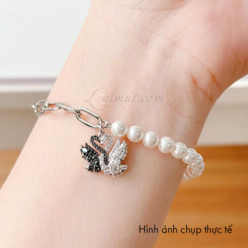 Vòng Tay Swarovski Thiên Nga Đôi Swan Bracelet 5705720