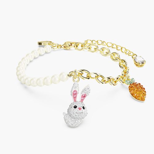 Vòng Tay Swarovski Thỏ Ngọc Trai Zodiac Rabbit Bracelet 5647974