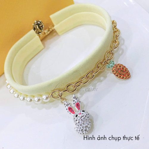 Vòng Tay Swarovski Thỏ Ngọc Trai Zodiac Rabbit Bracelet 5647974
