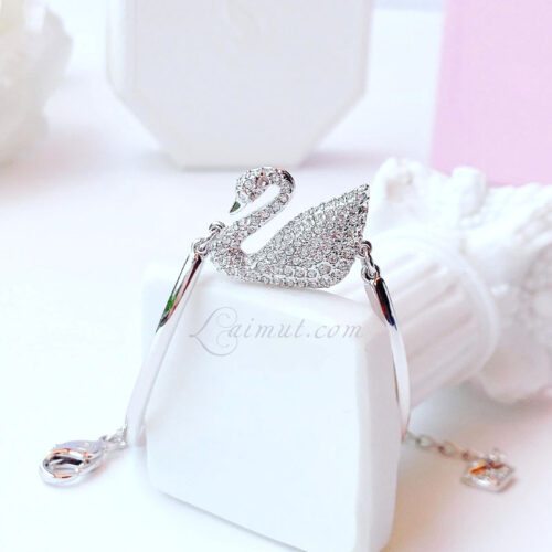 Vòng Tay Swarovski Thiên Nga Chính Hãng Swan Bangle 5011990