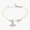 Vòng Vivienne Westwood Chính Hãng Lucrece Pearl Bracelet 8050889135937