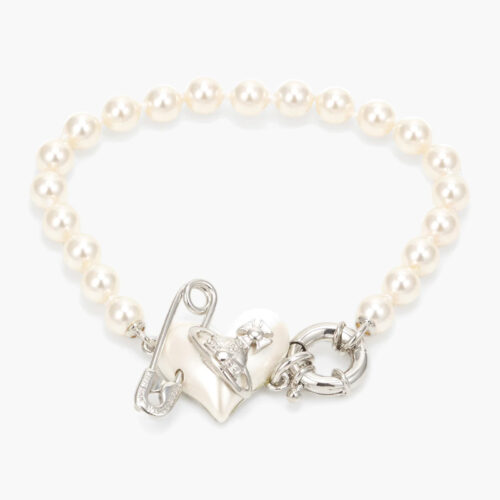 Vòng Vivienne Westwood Chính Hãng Orietta Pearl Bracelet 6103007A02P103P103