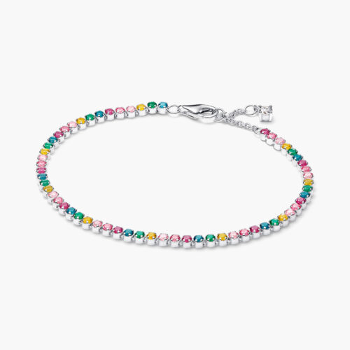 Vòng tay Pandora 593927C03 chính hãng | Rainbow Tennis Bracelet | Laimut