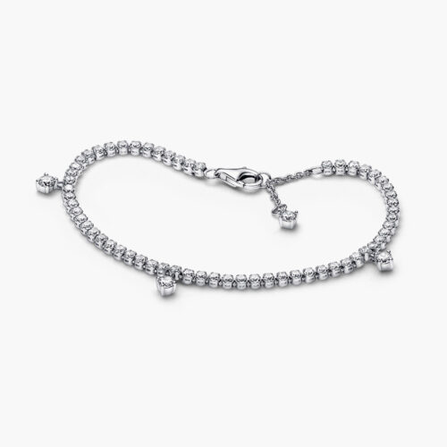 Vòng tay Pandora 592401C01 chính hãng | Sparkling Drops Tennis Bracelet | Laimut