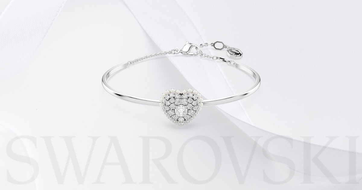 Vòng tay Swarovski 5684385 chính hãng | Hyperbola Bangle | Laimut