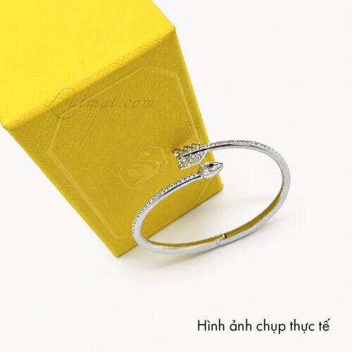 Vòng tay Swarovski 5737262 chính hãng | Idyllia Bangle | Ảnh thật 03