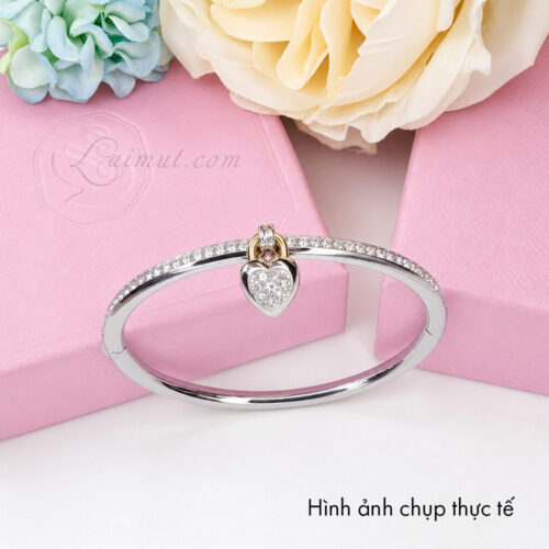 Vòng tay Swarovski 5737267 Idyllia Bangle | Ảnh thật 01