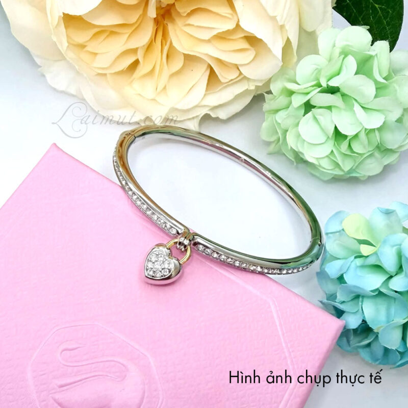 Vòng tay Swarovski 5737267 Idyllia Bangle | Ảnh thật 02