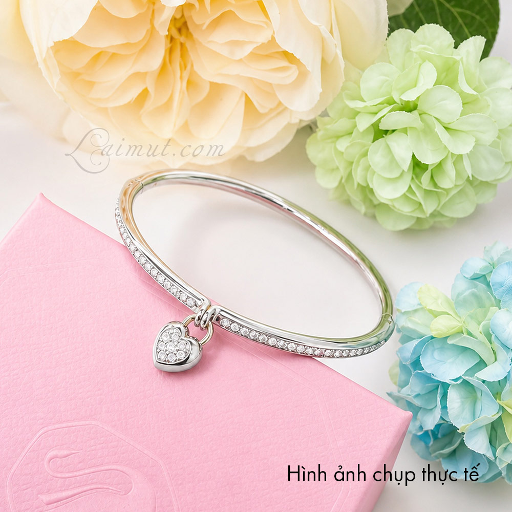 Vòng tay Swarovski 5737267 Idyllia Bangle | Ảnh thật 04