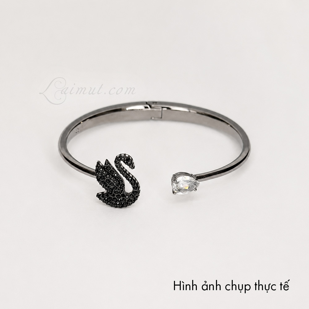 Vòng tay Swarovski 5688745 Swan Bangle | Ảnh thật 01