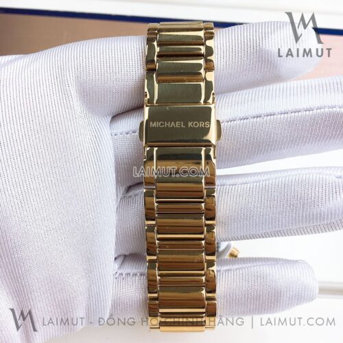 Đồng Hồ Chính Hãng Michael Kors Nữ Sawyer Gold Dial 39mm