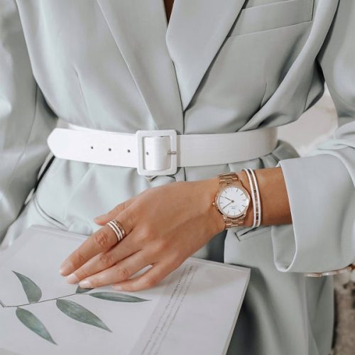 Đồng Hồ DW Chính Hãng Nam Nữ Iconic Link Rose Gold