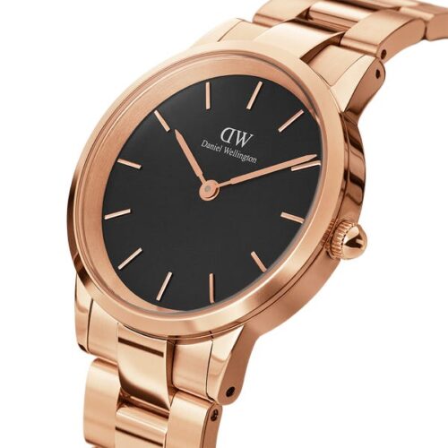 Đồng Hồ DW Chính Hãng Nam Nữ Iconic Link Rose Gold Black