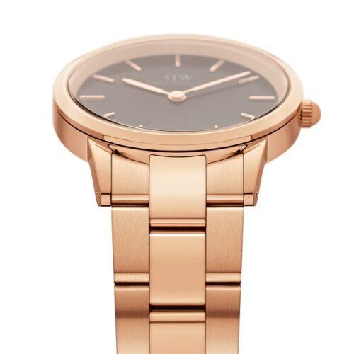 Đồng Hồ DW Chính Hãng Nam Nữ Iconic Link Rose Gold Black