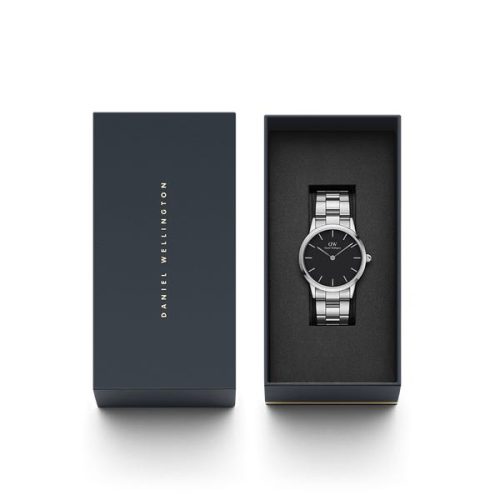 Đồng Hồ DW Chính Hãng Nam Nữ Iconic Link Silver Black